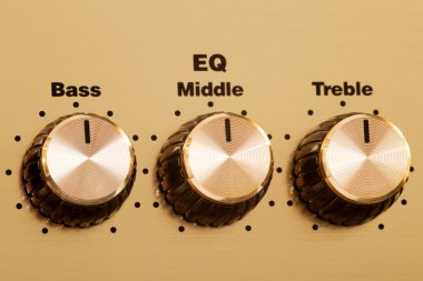 Equalizer knobs clipart