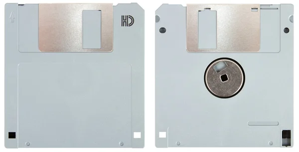 Disco floppy grigio — Foto Stock