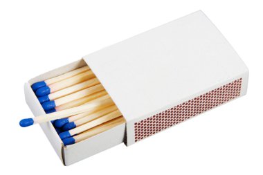 Box with matches clipart