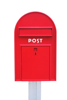 Red mail box clipart