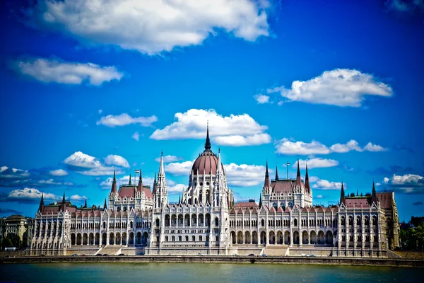 Boedapest Parlement Rechtenvrije Stockfoto's