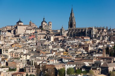 View of Toledo, Castilla la Mancha, Spain clipart