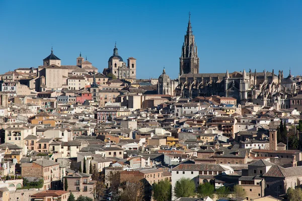 Vista de Toledo, Castilla la Mancha, Espanha — Fotografia de Stock