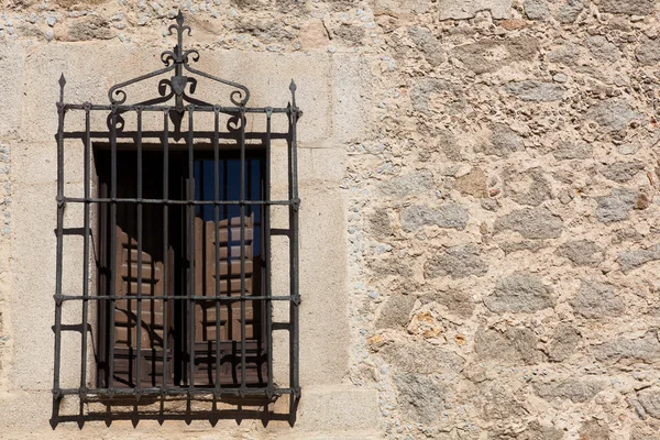 Pencere avila, castilla y leon, İspanya — Stok fotoğraf