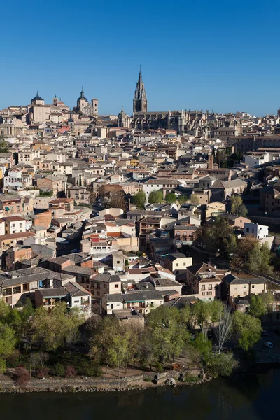 Panoramatické toledo, Kastilie-la mancha, Španělsko — Stock fotografie