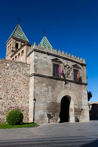 Porta de Bisagra, Toledo, Castilla la Mancha, Espanha — Fotografia de Stock