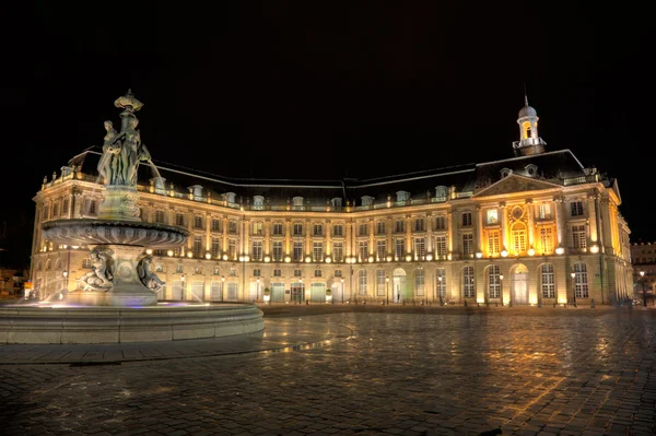 Platz der Börse, Bordeaux, Aquitanien, Frankreich — Stockfoto