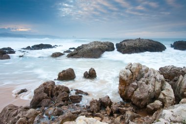 plaj liencres, cantabria, İspanya