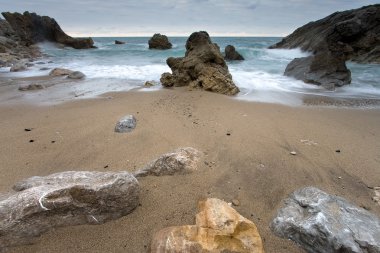 cantabria, İspanya, usgo Beach