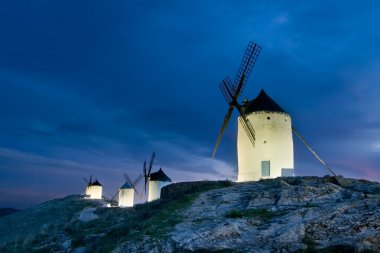 Windmills of Consuegra, Toledo, Spain clipart