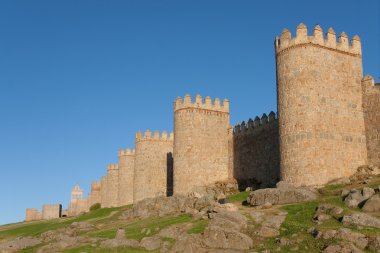 Zmierzch w avila, castilla y leon (Hiszpania)