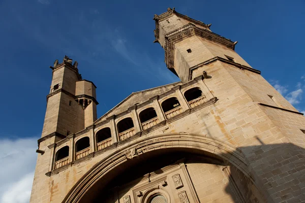 Kostel v elciego, alava, Španělsko — Stock fotografie