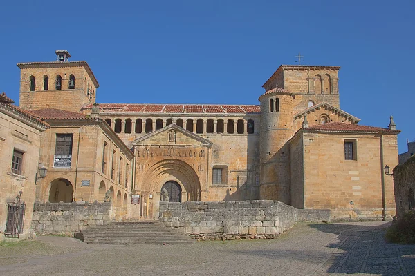 Chiesa di Santillana del Mar, Cantabria, Spagna — Foto Stock