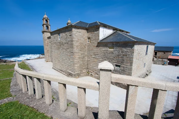 Church of Muxia, La Coruña, Galicia, Spain — 图库照片