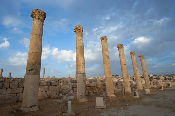 Kota greco-roman dari Jerash — Stok Foto