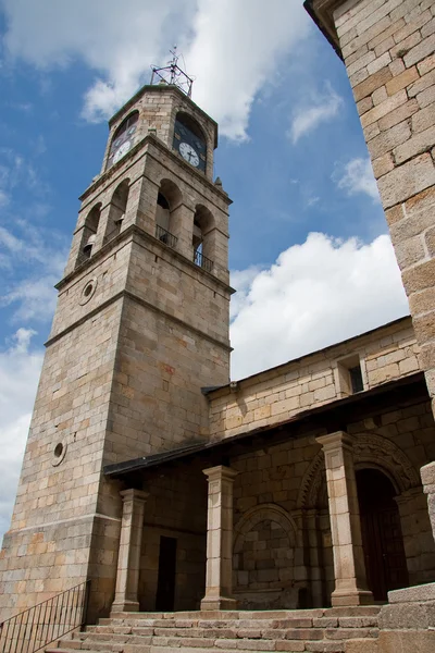 Kerk van la puebla de sanabria, zamora (Spanje) — Stockfoto