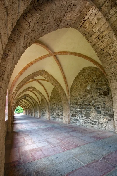 Arches of the monastery of Valvanera, La Rioja, Spain — Stock Photo, Image
