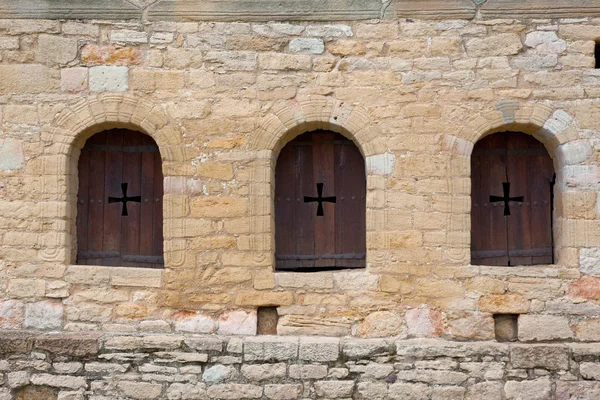 奥维耶多、 阿斯图里亚斯、 西班牙德尔，纳兰科亚教堂圣玛丽亚 — 图库照片