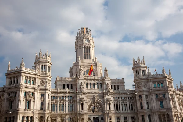 Comunications palace, Madrid, Spain — Stock Photo, Image