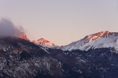 Pyrenees in Larra-Belagua, Navarra, Spain clipart