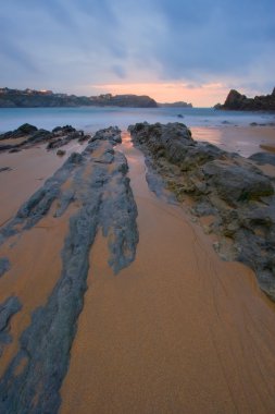 Sahil liencres, cantabria, İspanya