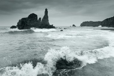 plaj pendueles, asturias, İspanya