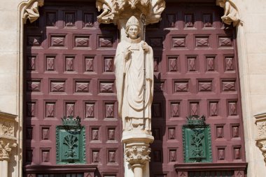 kapıdan katedral Burgos, castilla y leon, İspanya