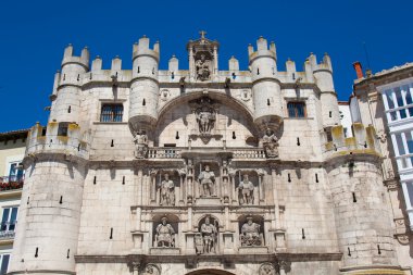 Arch of Santa Maria, Burgos, Castilla y Leon, Spain clipart