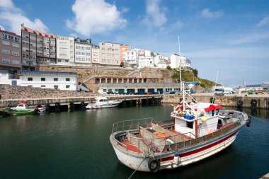 Port of Malpica, La Coruña, Galicia, Spain clipart