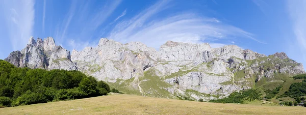 Panoramic of Fuente De, Cantabria (Spain) — Stock Photo, Image