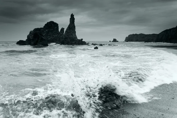 Stranden av pendueles, Asturien, Spanien — Stockfoto