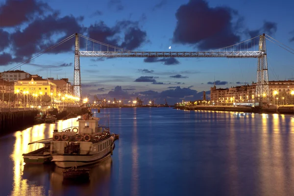Mostu vizcaya, portugalete, prowincji Vizcaya, Hiszpania — Zdjęcie stockowe