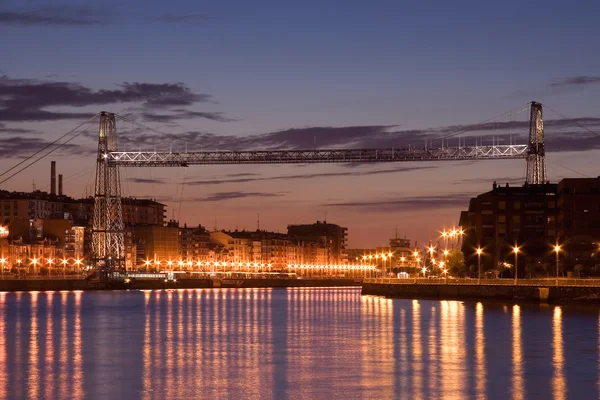 Brücke von Bizkaia, Portugal, Bizkaia, Spanien — Stockfoto