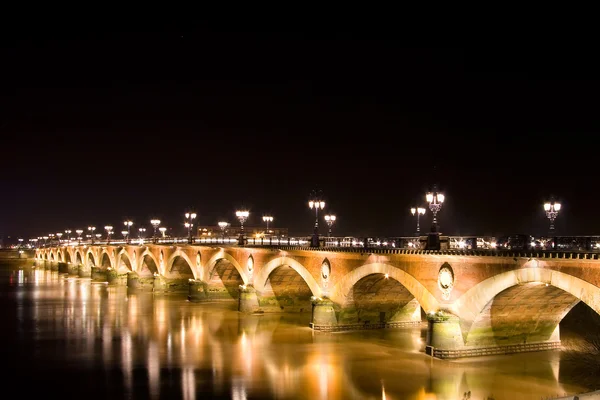 Pont Sur la Garonne, Bordeaux, Franța — Fotografie, imagine de stoc