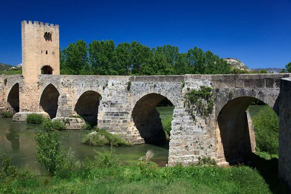 Міст Фріас Бургос, Castilla y-Леон, Іспанія — стокове фото