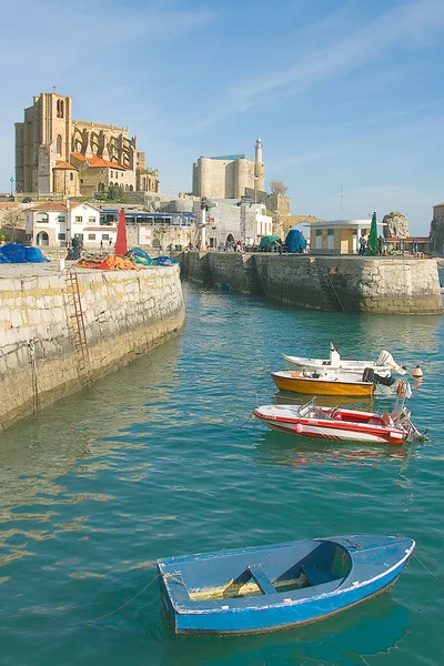 Port of Castro Urdiales, Cantabria, Spain — Stock Photo, Image