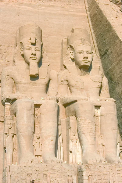 Chrám v Abú simbel, egypt — Stock fotografie