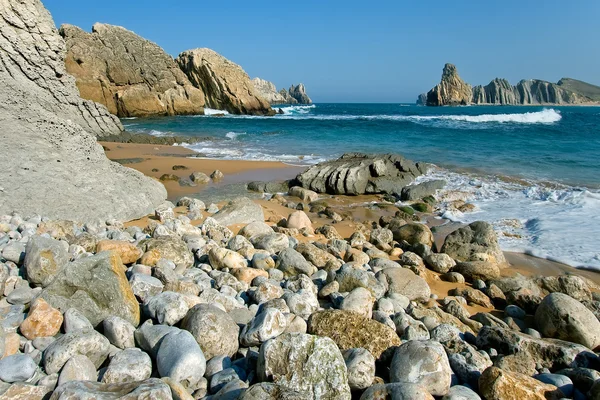 Praia de Liencres, Cantabria, Espanha — Fotografia de Stock