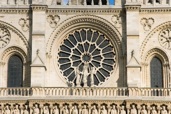 Notre Dame Cathedral, Párizs, Franciaország — Stock Fotó