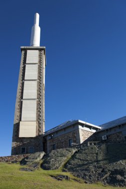 Communications tower in the Peña de Francia, Salamanca, Spain