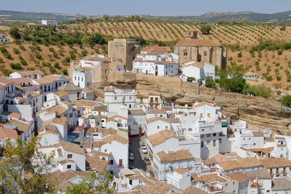 Setenil de las bodegas, cadiz, andalucia (İspanya)