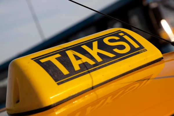 Stock image Taxi in Istanbul, Turkey