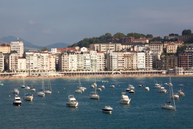 panoramik, san sebastian, gipuzkoa, İspanya