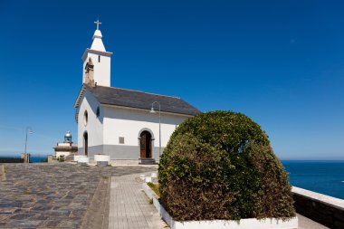 Church of Luarca, Asturias, Spain clipart