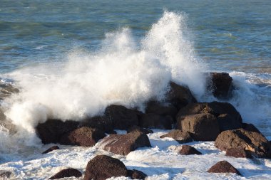 Deniz biarritz, aquitaine, Fransa