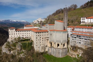 Sanctuary of Arantzazu, Gipuzkoa, Spain clipart