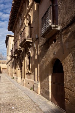 sokak briones, la rioja, İspanya