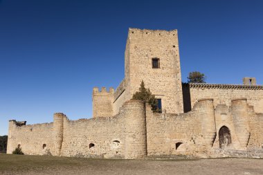 Kale pedraza, segovia, castilla y leon, İspanya