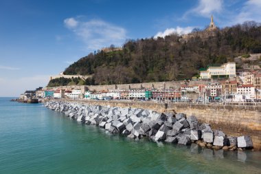 San Sebastian, Gipuzkoa, İspanya manzarası