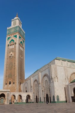 Hassan II mosque, Casablanca, Morocco clipart